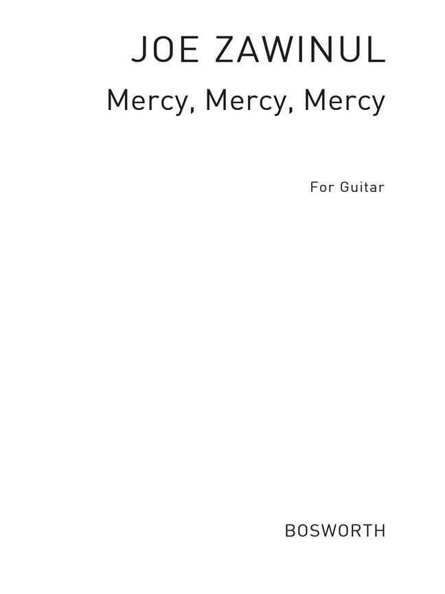 Joe Zawinul: Mercy, Mercy, Mercy (Guitar) - na kytaru