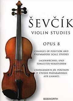 Violin Studies Opus 8 - Changes of Position and Preparatory Scale Studies - cvičení pro housle