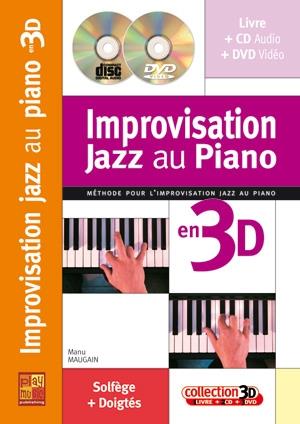 Impro Jazz Au Piano 3D+CD+DVD