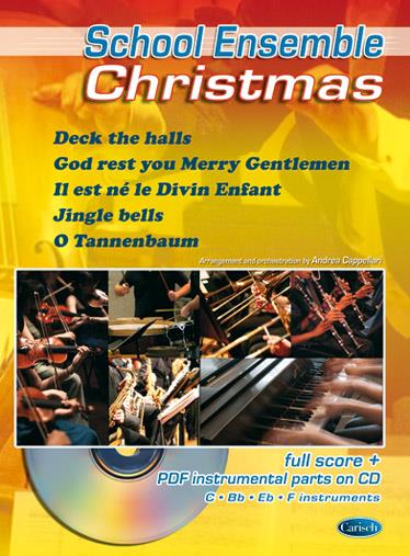 Christmas School Ensemble - Full Score and Pdf Parts on CD - komorní soubor