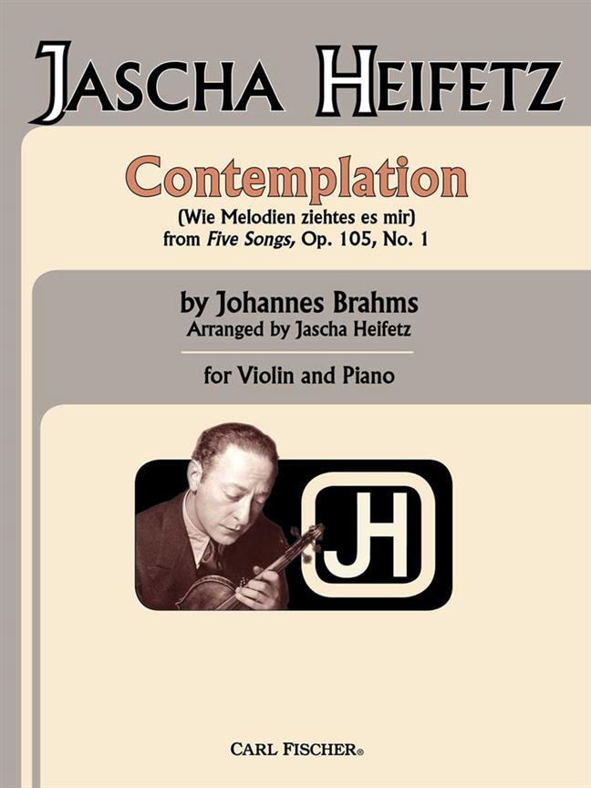 Contemplation - Wie Melodien Zieht Es Mir From Five Songs, Op. 105, No. 1 - skladby pro housle a klavír