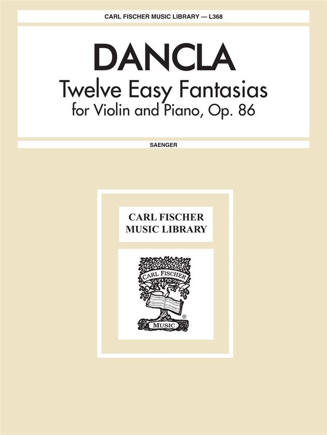 Easy Fantasies(12) Op.86 - skladby pro housle a klavír