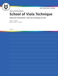 School of Viola Technique 1 - noty na violu