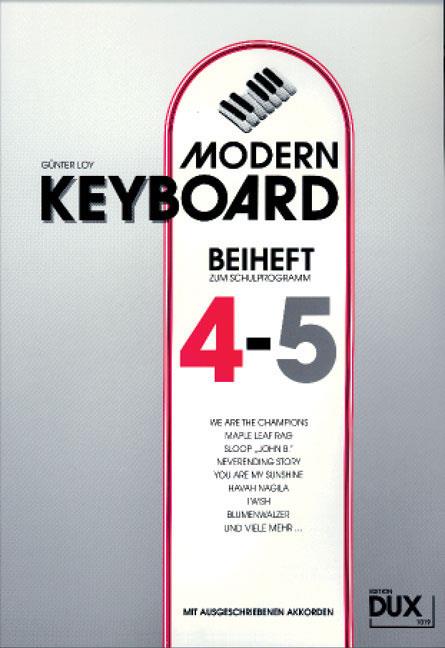 Modern Keyboard - Beiheft 4-5 zur Schule