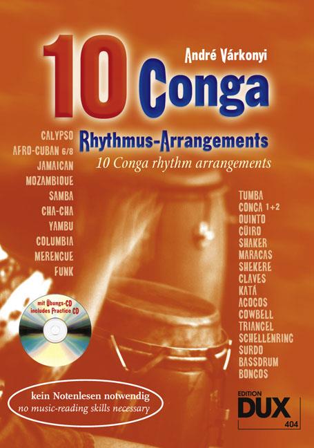 10 Conga Rhythmus-Arrangements - Im handlichen Pocketformat