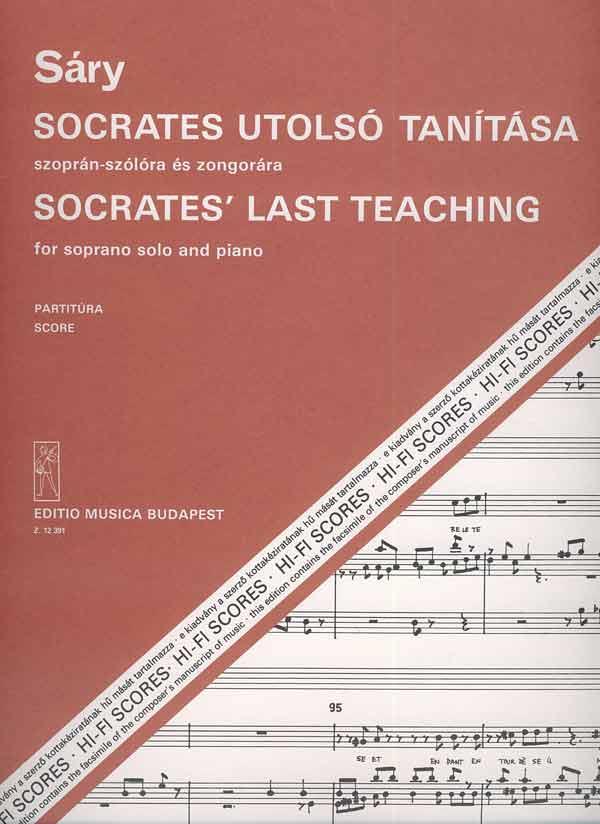 Socrates' Last Teaching - für Sopran und Klavier - pro zpěv a klavír