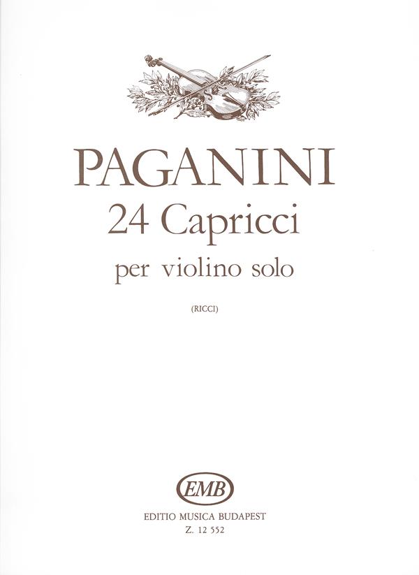 24 capricci per violino solo op. 1 - pro housle