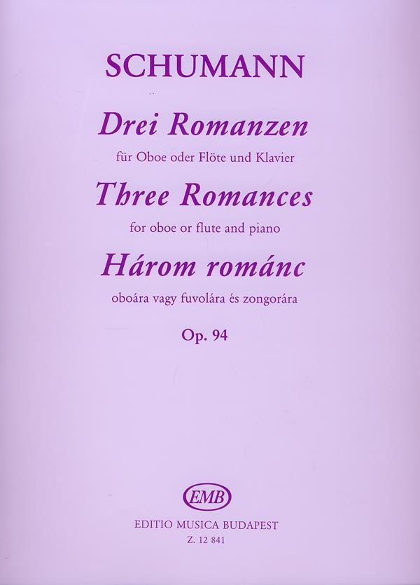Drei Romanzen op. 94 - pro hoboj a klavír
