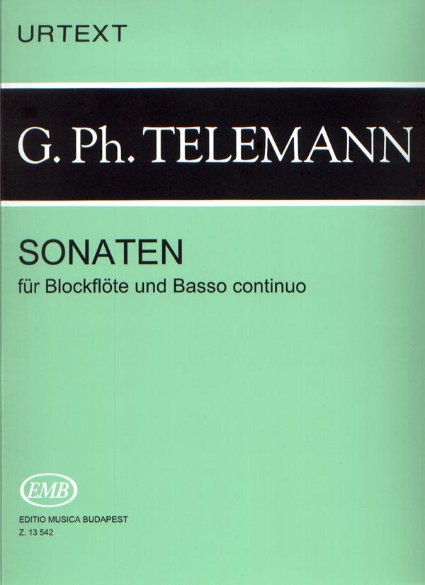 Sonatas for Recorder and Continuo - für Blockflöte und Basso continuo