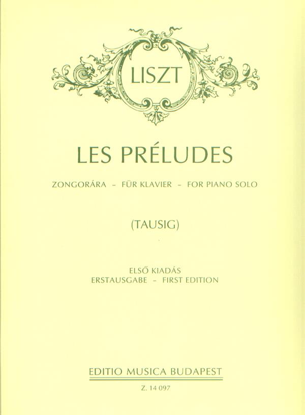 Les preludes Raabe 414, Poeme symphonique pour gr - Poeme symphonique pour grand orchestre (d'apres Lamartine) - pro klavír
