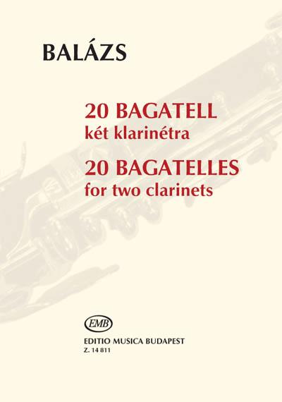 20 Bagatelles for two clarinets - pro klarinet