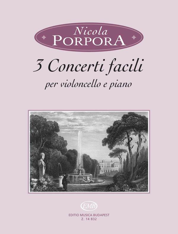 3 Concerti Facili per Violoncelle e Piano - pro violoncello a klavír