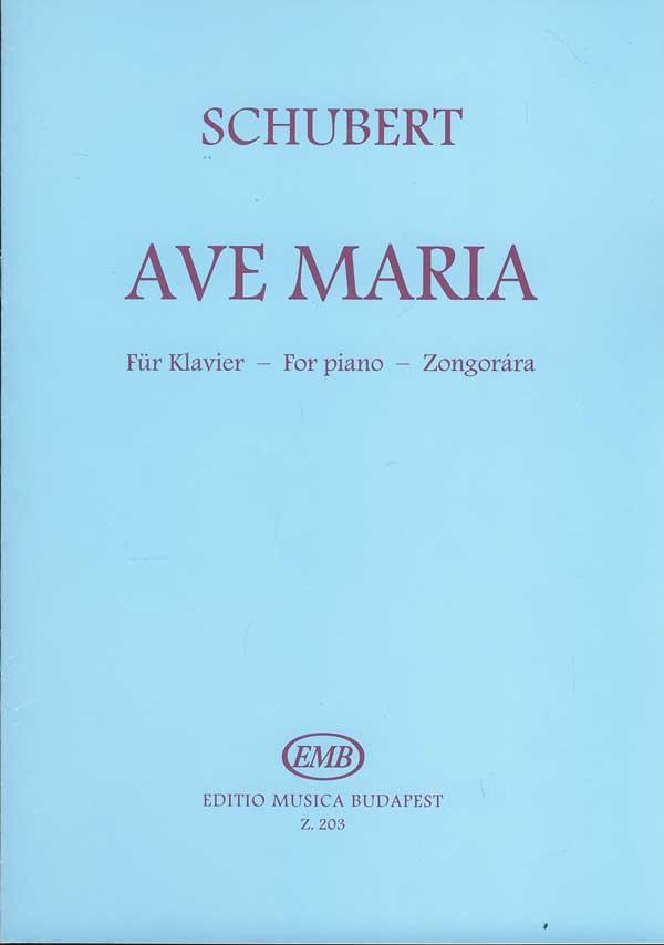 Ave Maria op.52. No.6 - pro klavír