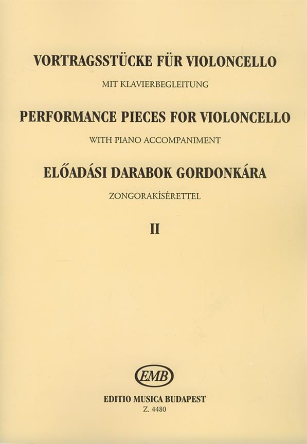 Vortragsstücke für Violoncello und Klavier II - violoncello a klavír