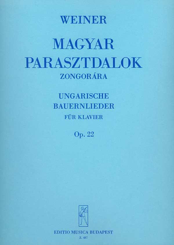 Ungarische Bauernlieder Op. 22 Serie 3. - noty pro klavír