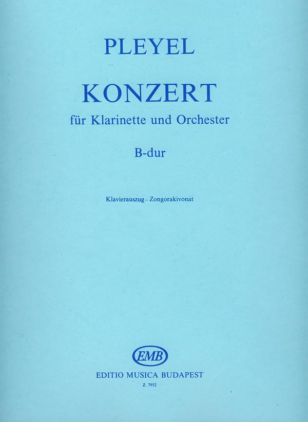 Konzert Für Klarinette B-Dúr - klarinet a klavír