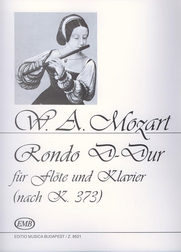 Rondo KV 373 - für Flöte und Klavier  - příčná flétna a klavír