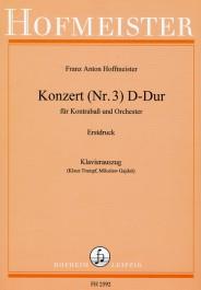 Konzert Nr. 3 D-Dur für Double Bass und Orchester