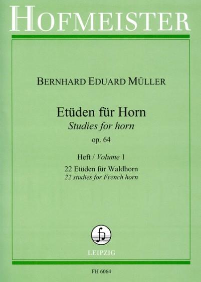 Etüden, op. 64 - Heft 1: 22 Etüden für Waldhorn - pro lesní roh