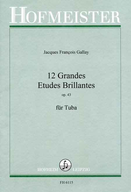 13 Grandes Etüudes Brillantes, op. 43 - pro tubu