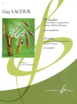 28 Etudes Sur Les Modes  - A Transpositions Limitees d'O. Messiaen - etudy pro saxofon