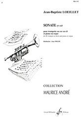 Sonate En Sib Majeur - Pour trompette ou cor en sib et piano ou orgue - lesní roh a klavír