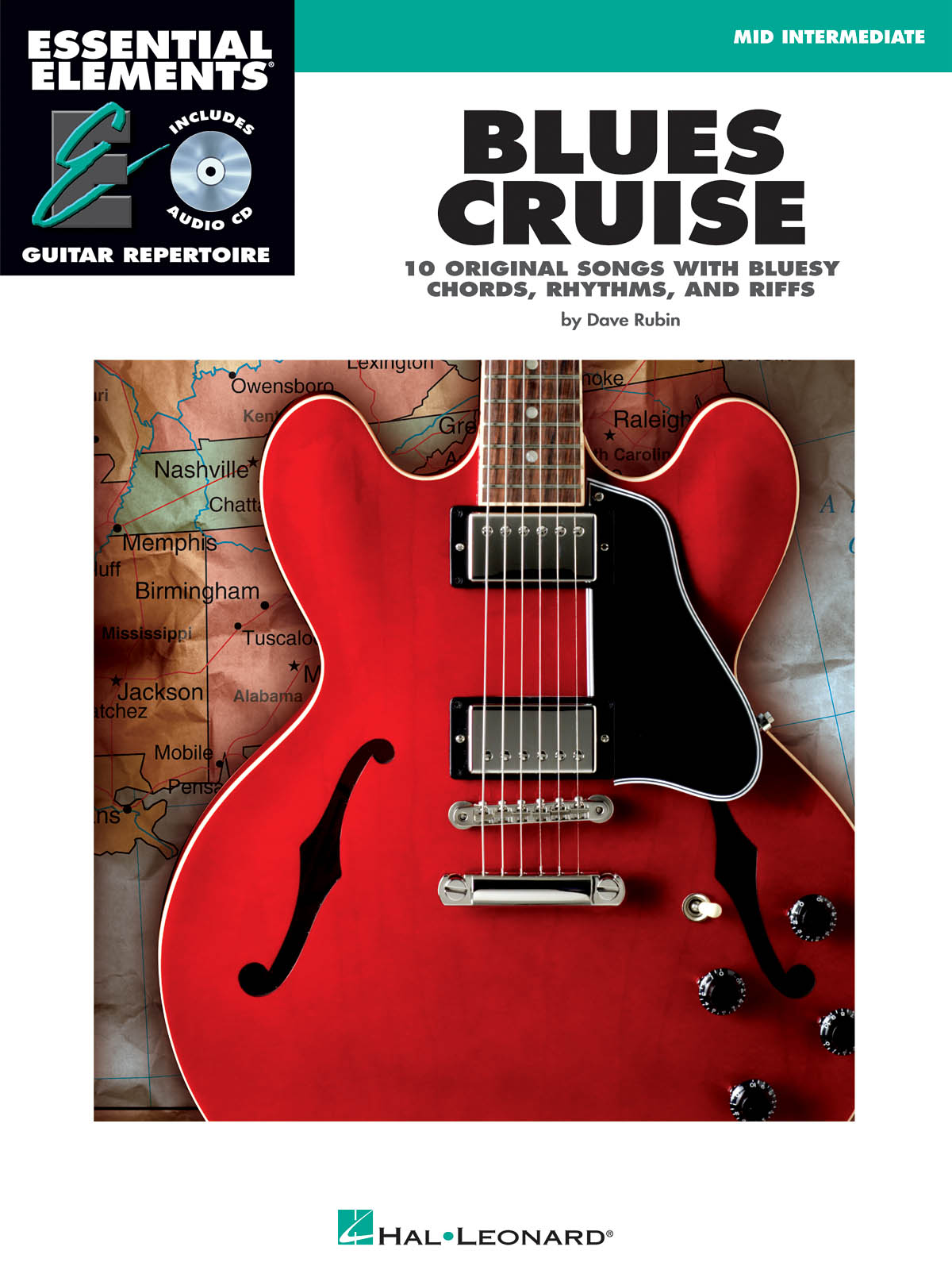 Blues Cruise - Early Intermediate Essential Elements Guitar Repertoire - noty na kytaru