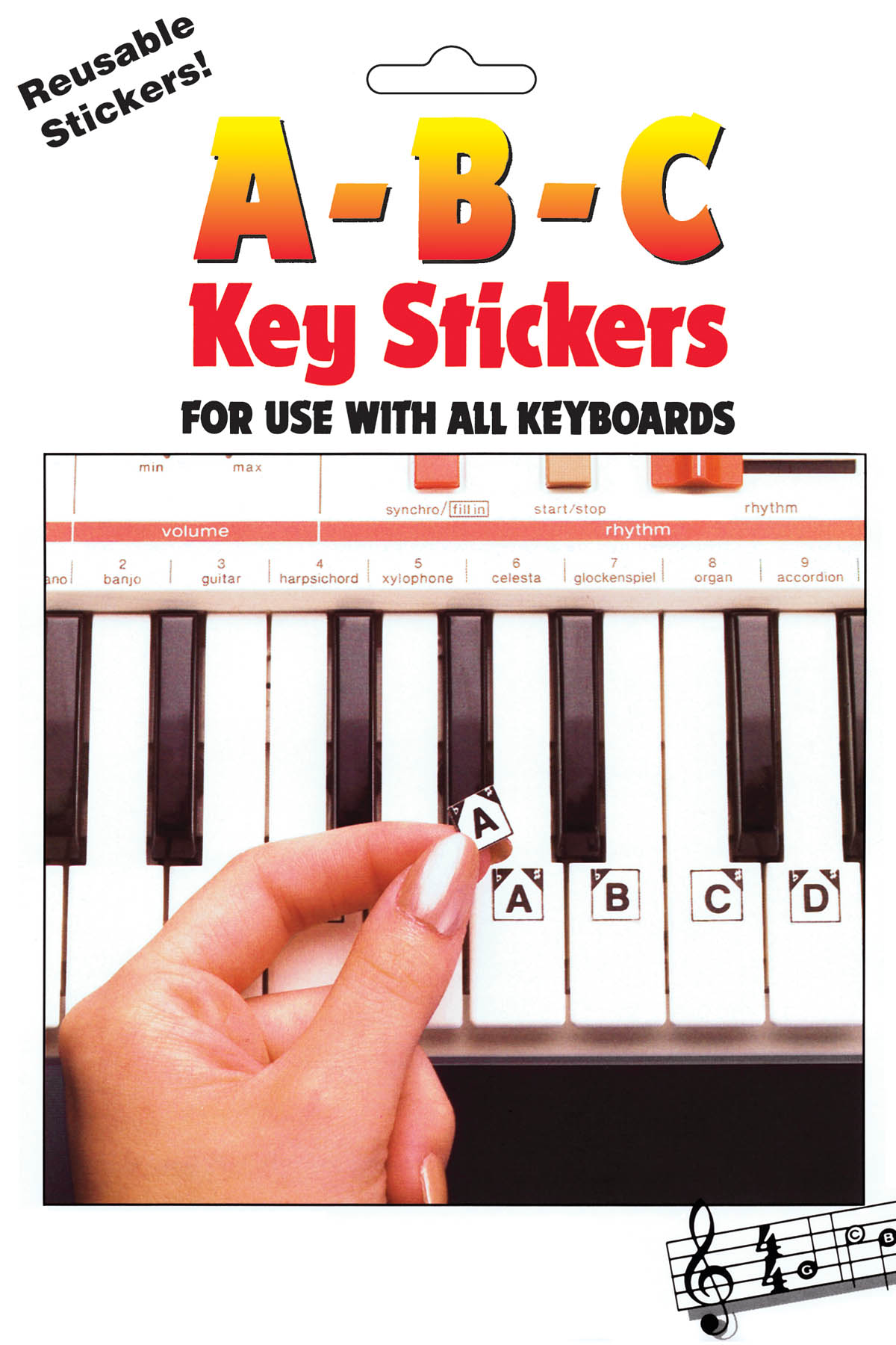 ABC Keyboard Stickers samolepky na klávesy