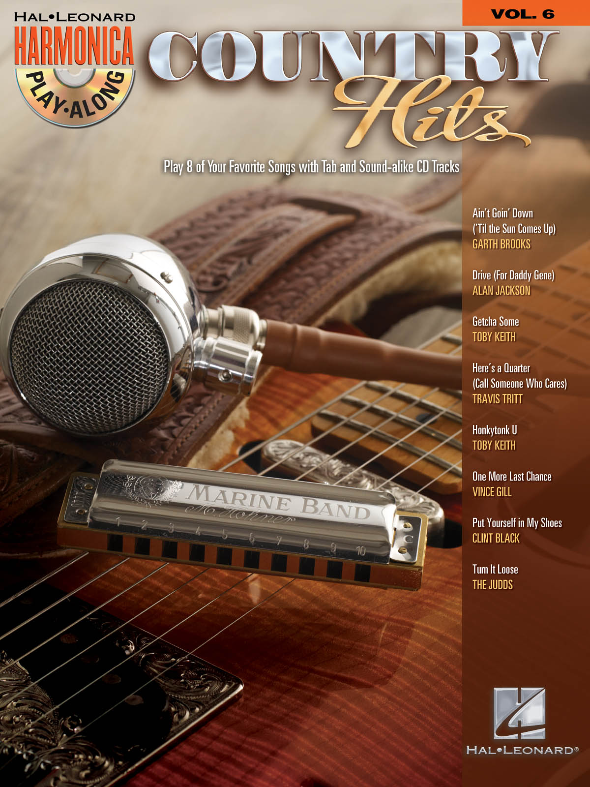 Country Hits - Harmonica Play-Along Volume 6 - noty na foukací harmoniku