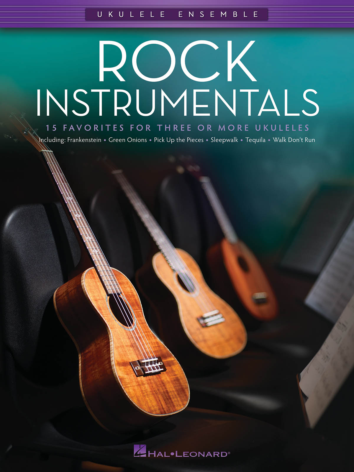 Rock Istrumentals - 15 Favorites for Three or More Ukuleles - noty pro ukulele