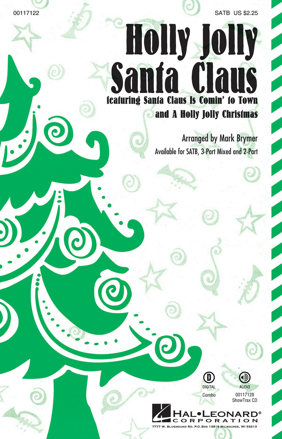Holly Jolly Santa Claus noty pro sbor SATB
