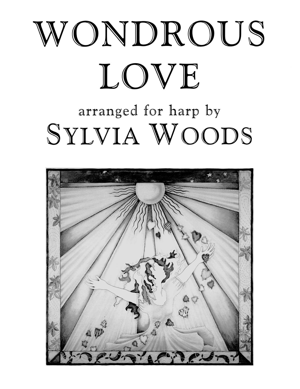 Wondrous Love - Arranged for Harp - noty pro harfu