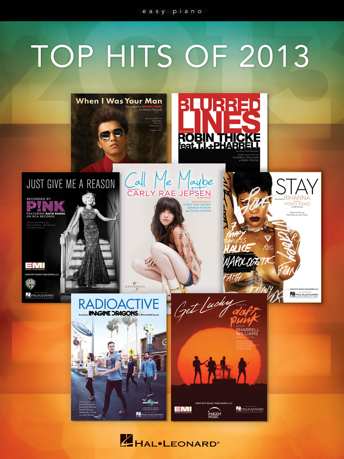 Top Hits of 2013 - Arranged for Easy Piano noty pro začátečníky