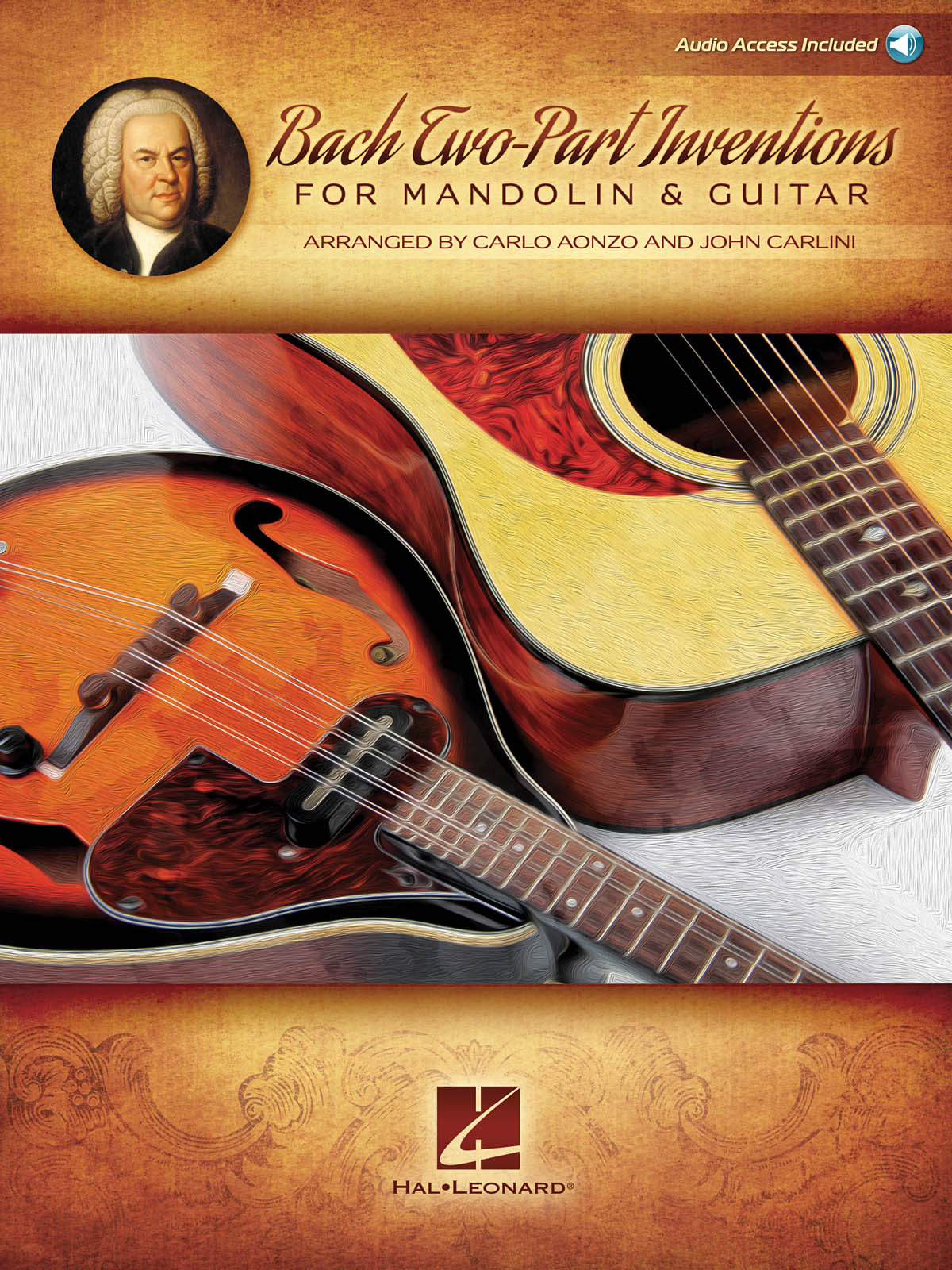 Bach Two-Part Inventions for Mandolin & Guitar - noty pro mandolínu