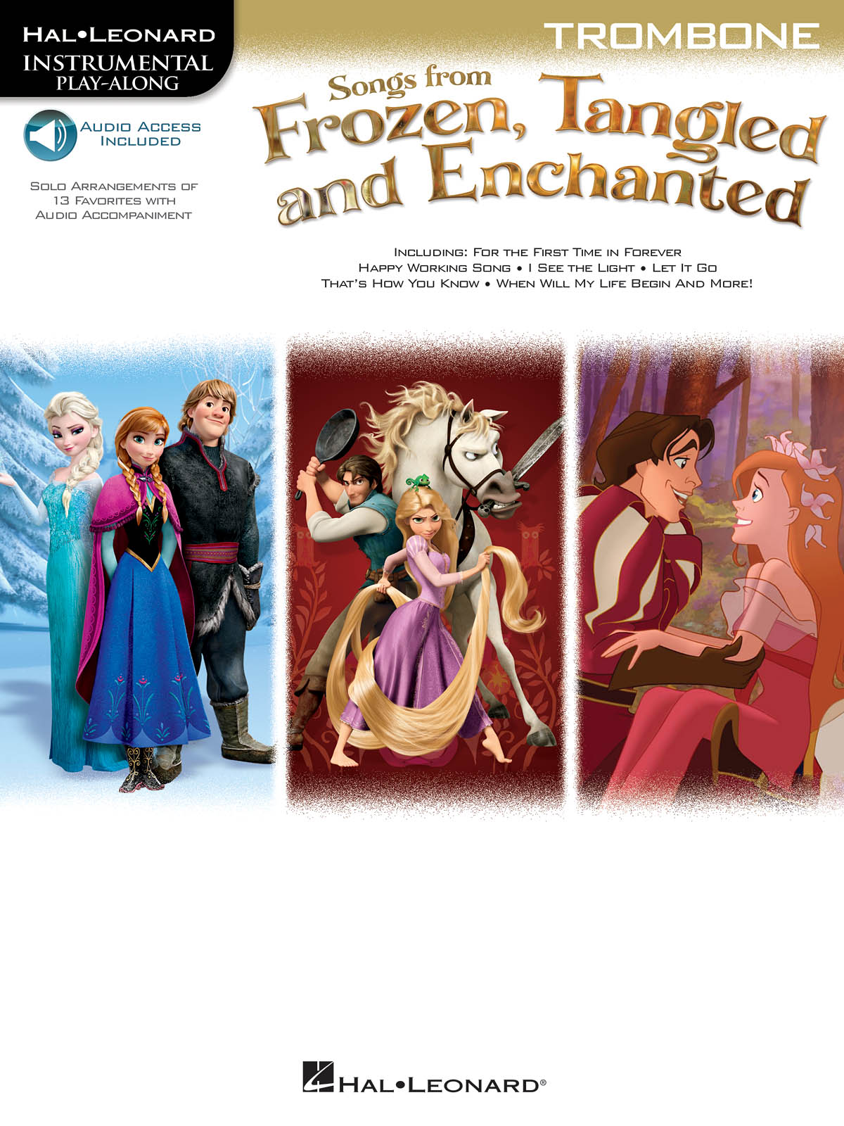 Songs From Frozen, Tangled & Enchanted - Trombone - Instrumental Play-Along