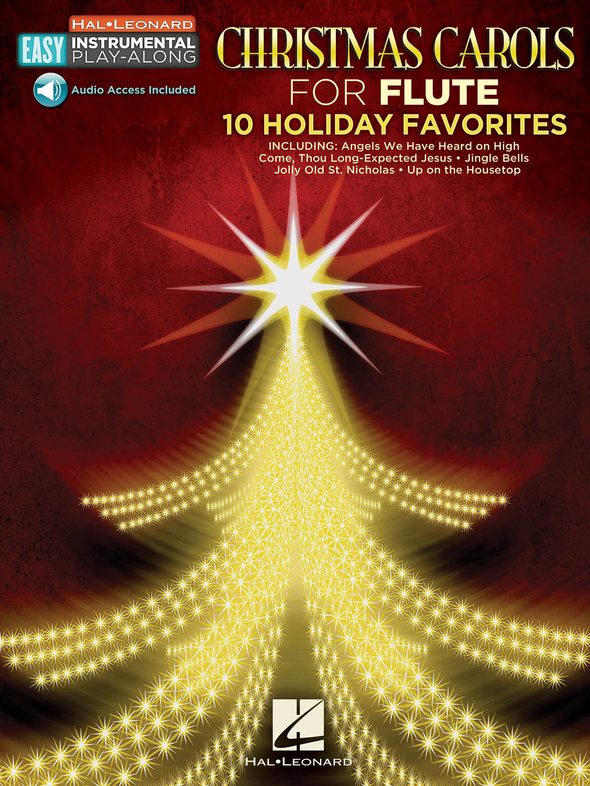 Christmas Carols - Flute: 10 Holiday Favorites - Easy Instrumental Play-Along Book with Online Audio Tracks - noty na flétnu