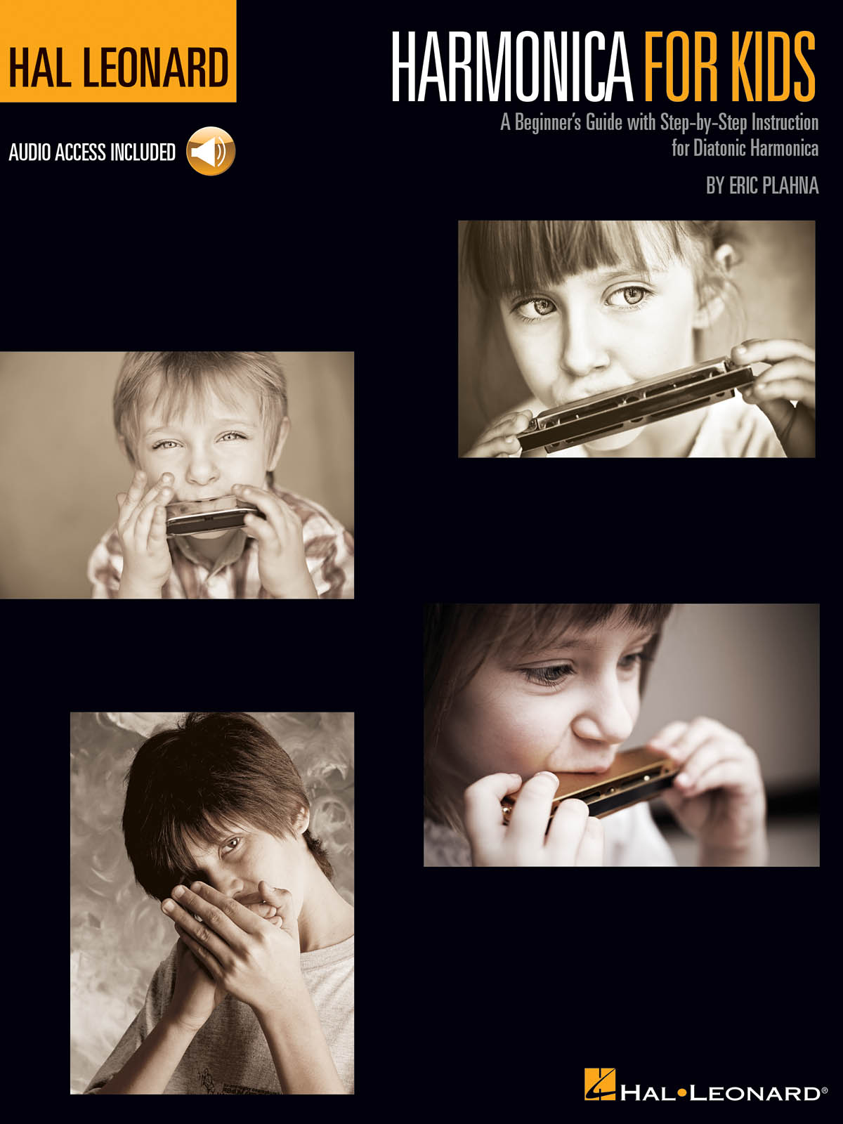 Harmonica for Kids - A Beginner's Guide with Step-by-Step Instruction for Diatonic Harmonica - noty na foukací harmoniku