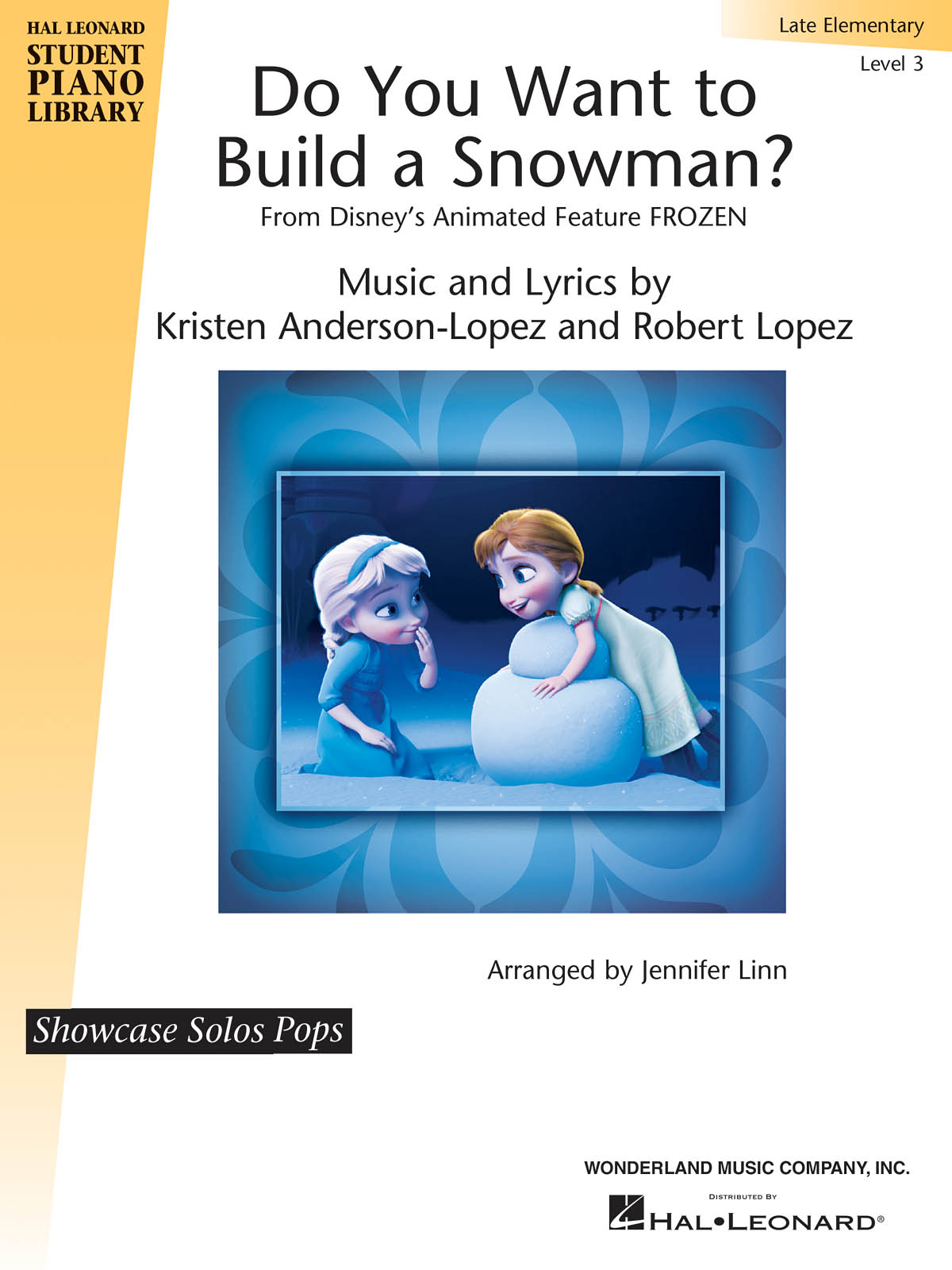 Do You Want to Build a Snowman (from Frozen) - Hal Leonard Student Piano Libary Showcase Solos Pops - Late Elementary