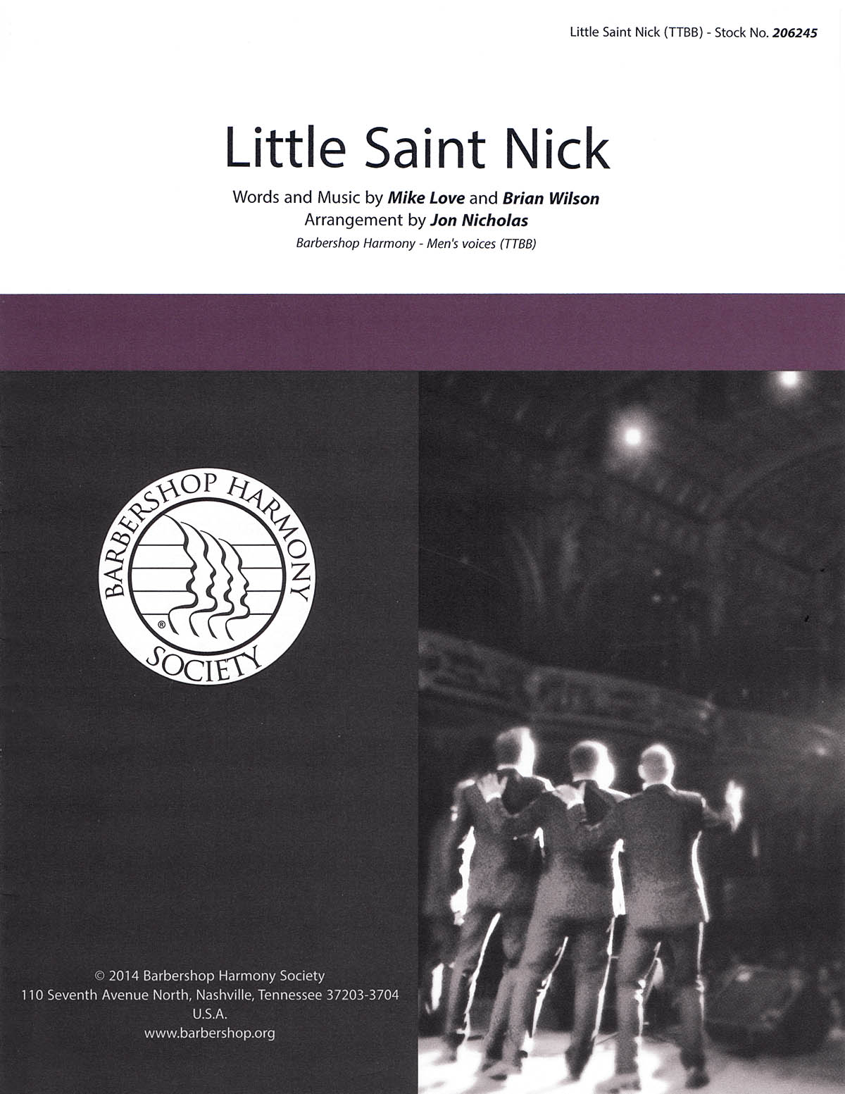 Little Saint Nick - pro sbor TTBB a Cappella