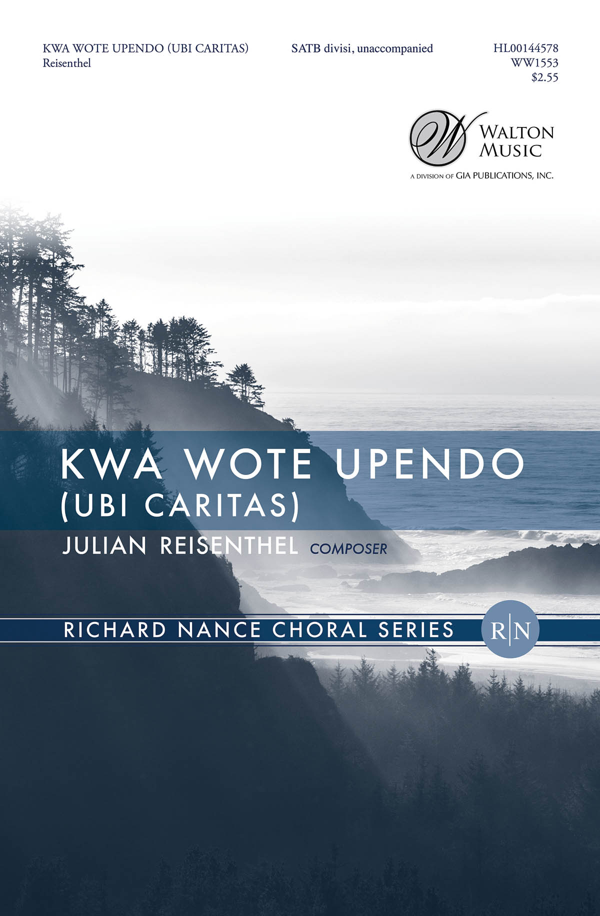 Kwa Wote Upendo - (Ubi Caritas) - pro sbor SATB
