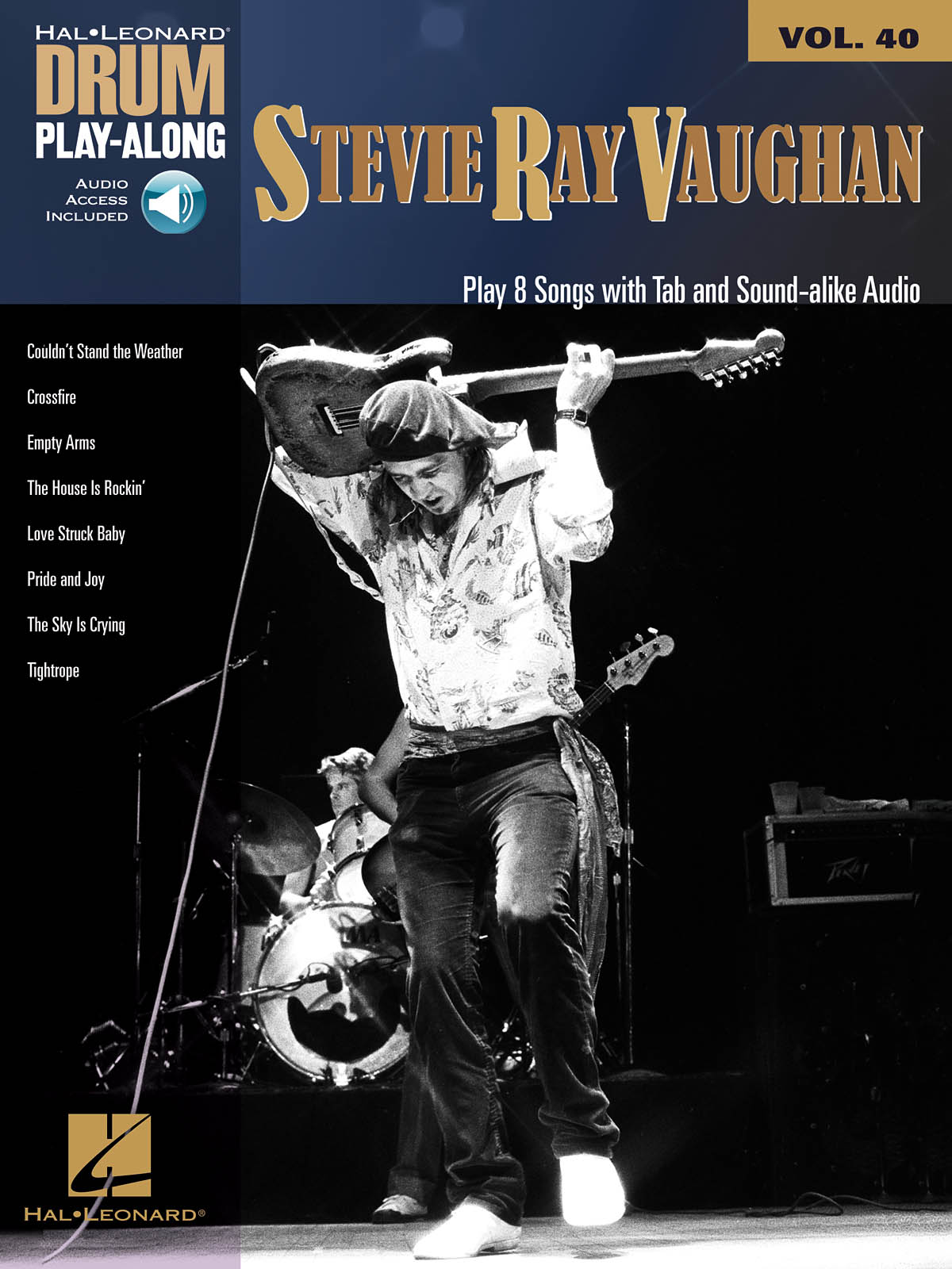 Stevie Ray Vaughan - Drum Play-Along Volume 40 - jednoduché pro bicí soupravu