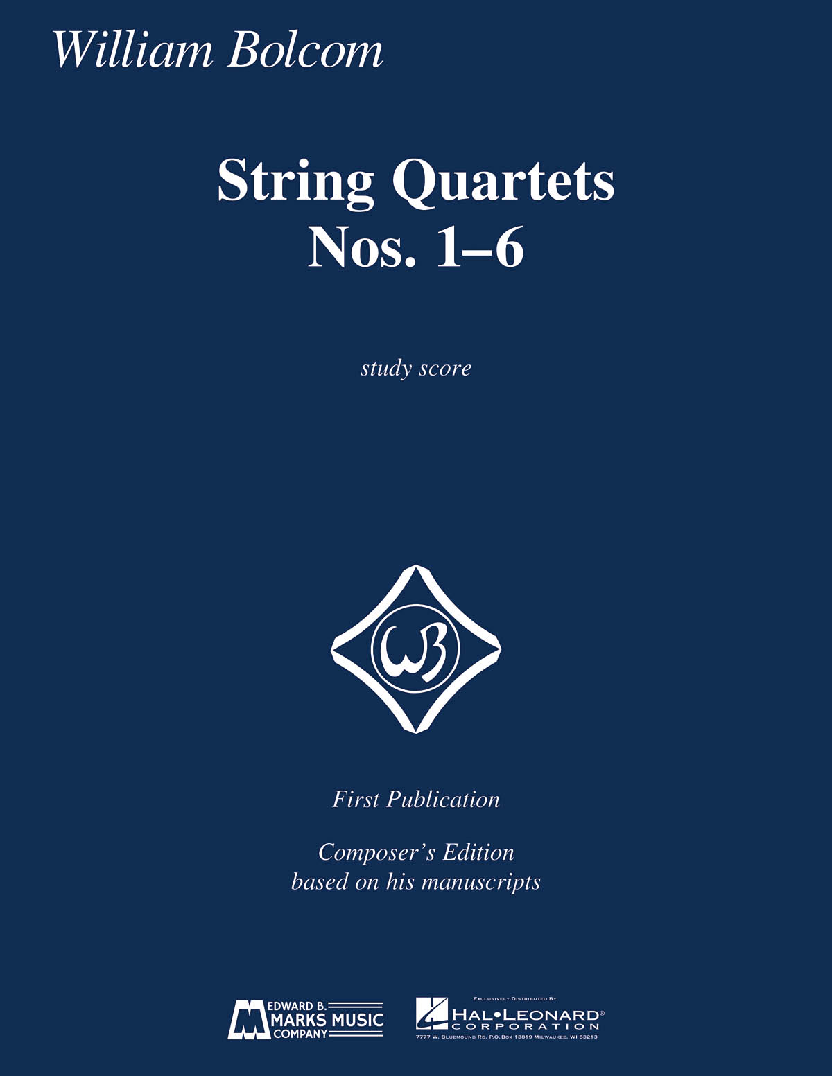 String Quartets Nos 1-6 - noty pro smyčcové nástroje