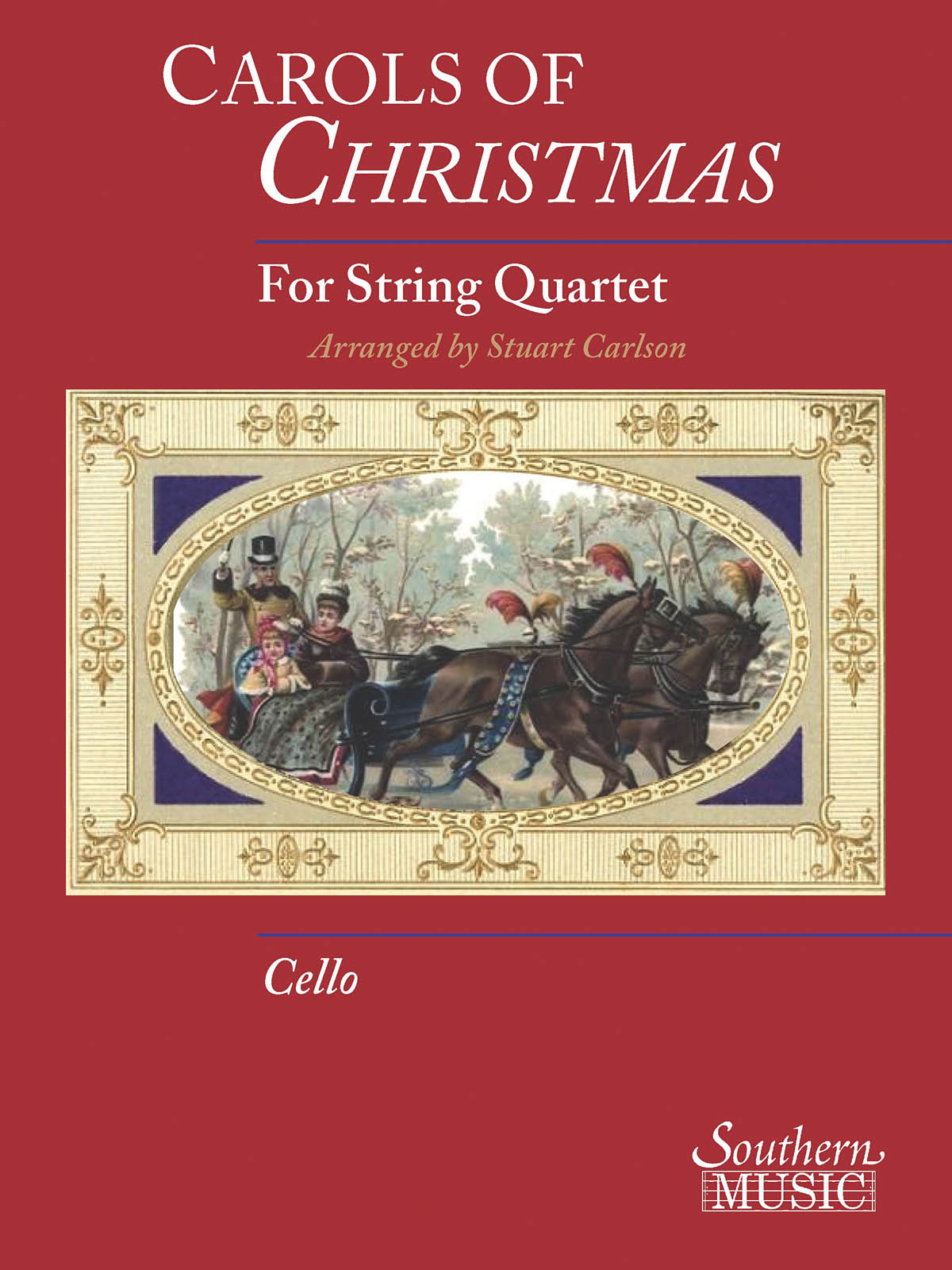 Carols Of Christmas For String Quartet, Cello - vánoční melodie pro smyčcový kvartet