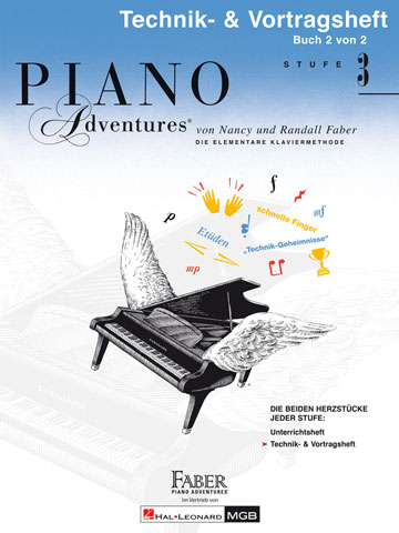 Piano Adventures: Technik- & Vortragsheft 3 - Stufe 3 (Buch 2 von 2)