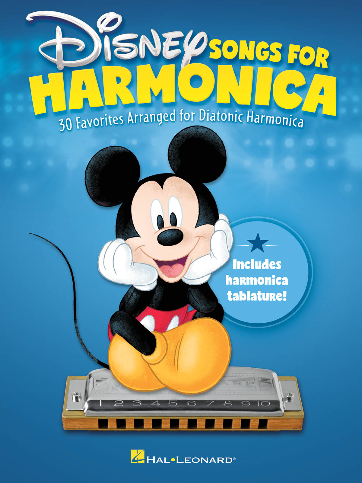 Disney Songs for Harmonica - 30 Favorites Arranged for Diatonic Harmonica - noty na foukací harmoniku