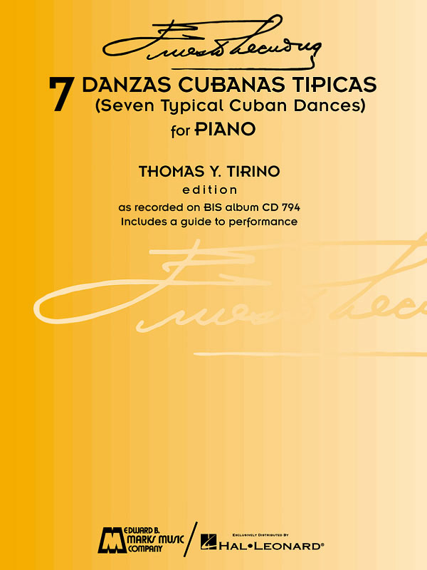 7 Danzas Cubanas Típicas - klasika na klavír