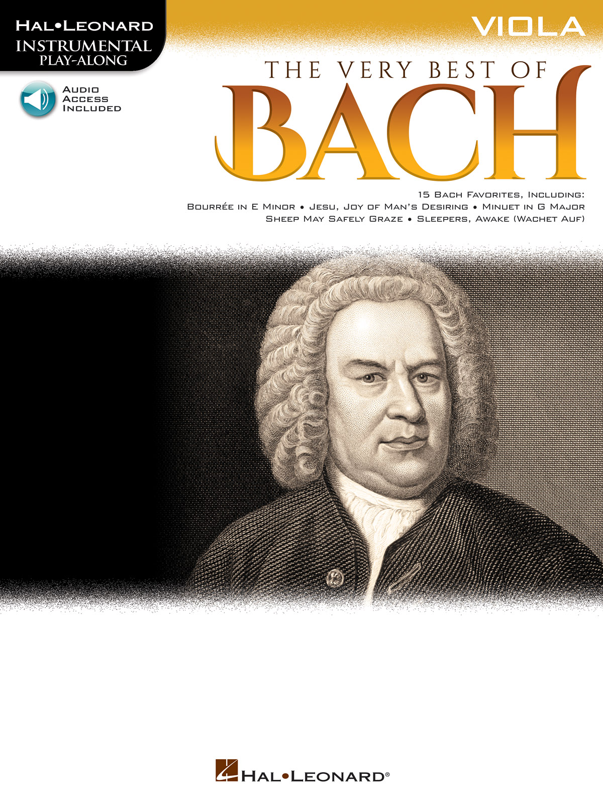 The Very Best of Bach - Viola - Instrumental Play-Along - noty pro violu