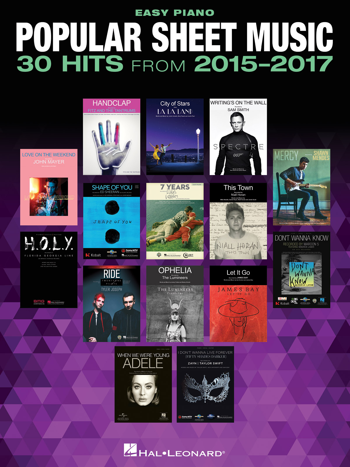 Popular Sheet Music - 30 Hits From 2015-2017