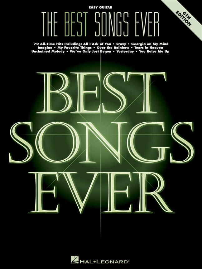 The Best Songs Ever - 6th Edition - Easy Guitar