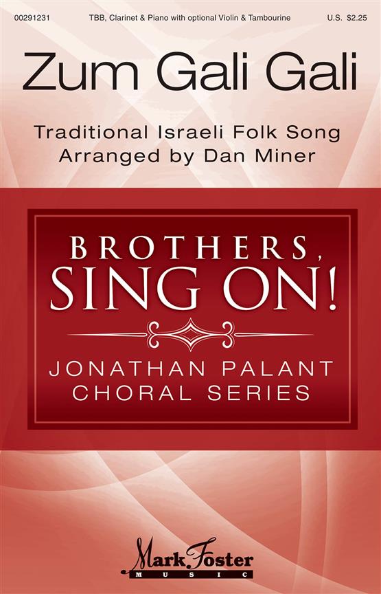 Zum Gali Gali - Jonathan Palant Choral Series - písně pro sbor TBB